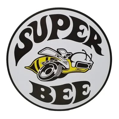 Dodge Super Bee 12  Round Tin Sign Vintage Wall Decor For Garage Or Man Cave  • $17.99