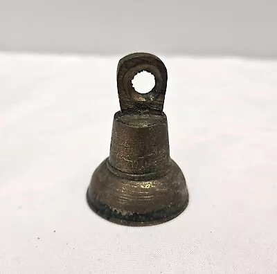 Brass Etched Metal Bell Functional Miniature Brass Hand Bell • $10