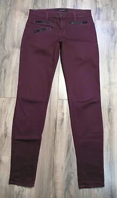 J.BRAND 'ZOEY' Women's Triple Zip Skinny Jeans In Lava Jeans Sz 26  • $29.99