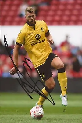 ASTON VILLA: NATHAN BAKER SIGNED 6x4 ACTION PHOTO+COA • £3.99