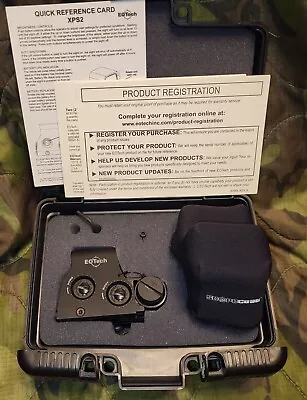 Lightly Used EOTech XPS2-2 Holographic Sight W Cover Box Documents Etc. • $440