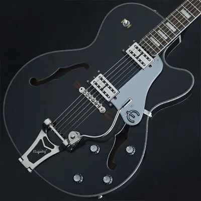 Epiphone Emperor Swingster Black Aged Gloss Maple Electric Guitar • $950