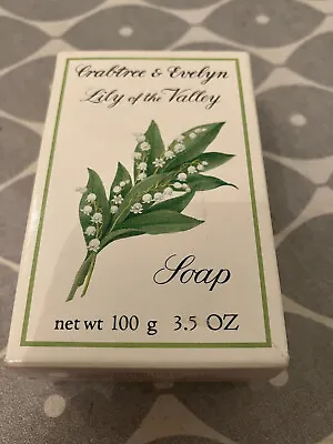 Vintage Crabtree Evelyn Bar Soap 3.5 Oz Lily Of The Valley W/Box • £28