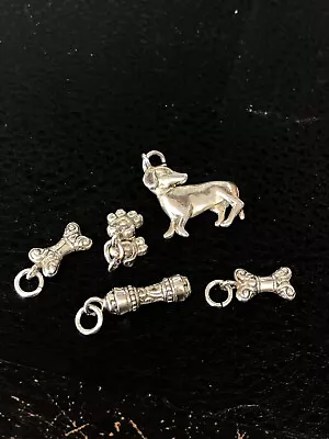 Sterling Silver Dachshund And Misc Dog Charms • $40