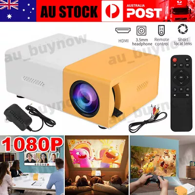 $49.88 • Buy Portable LED Mini Pocket Projector Home Theater HDMI Cinema Video 480P USB AU