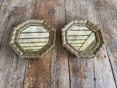 Vintage Small Gold Decorative Mirrors Burwood • $26