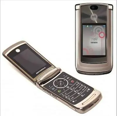 Original Motorola RAZR2 V9 2MP 3G HSDPA 2100 Flip Cellphone Unlocked • $65