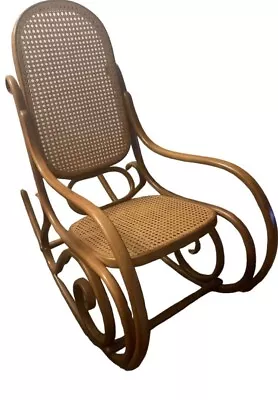 Vintage Mid Century Modern Bentwood Rocking Chair Rocker Thonet • $375