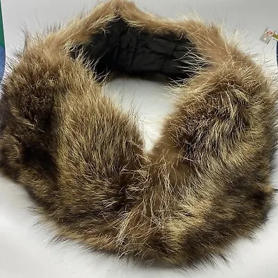 Vintage Raccoon Fur Shawl Collar Removed From Coat • $22.99