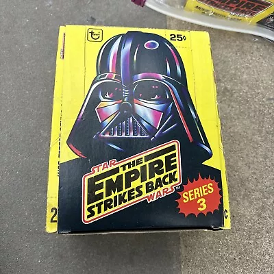 1980 Topps Star Wars THE EMPIRE STRIKES BACK Full Box 36 Sealed Packs Series 3 • $400