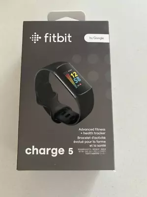 Fitbit - Charge 5 Advanced Fitness & Health Tracker - Graphite - FB421BKBK • $85.99