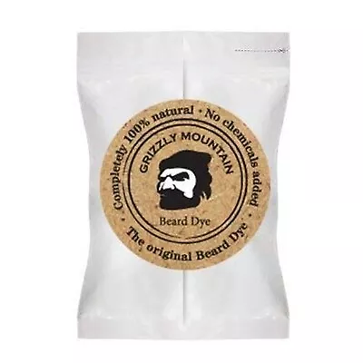 Grizzly Mountain Beard Dye - Organic & Natural Black Beard Dye • $25.36