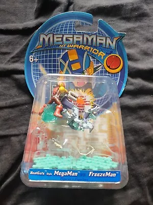 HEATGUTS STYLE MEGAMAN Vs FREEZEMAN Megaman NT Warrior Figure Mattel 2004  • £24.99