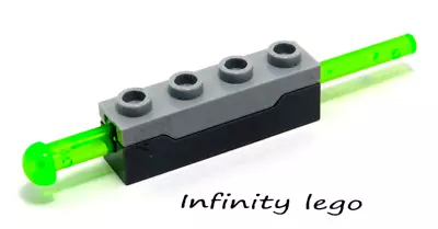 2 LEGO Spring Mechanism Shooter-Trans Bright Green Dart Arrow Shooting (15400) • $6.50