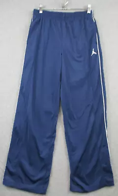 JORDAN Jumpman Basketball Pants Large Boys Athletic Warmup Pants White Stripe • $10