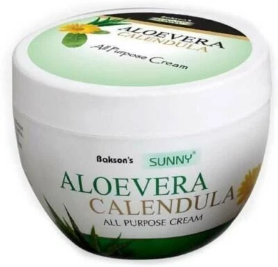 £8.81 • Buy BAKSON's Sunny ALOE VERA & CALENDULA All Purpose Cream 125 Gm