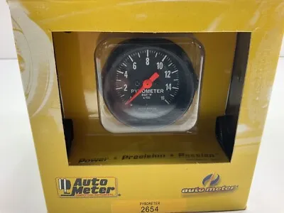 Auto Meter 2654 Z-Series  Exhaust Temp Pyrometer EGT Gauge Kit 0-1600 F 2-1/16  • $174.95