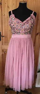 Maya Deluxe ! Size 12 ! Beautiful Bridesmaid / Evening Gown / Party ! Vgc ! Pink • £9.99