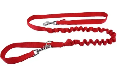 STRONG DOG ANTI SHOCK  ABSORBING DOG DOUBLE CLIP LEAD Walking Jogging Running • £19.99