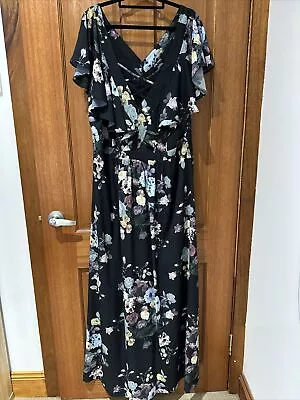 Ladies Plus Size City Chic Maxi Dress S 16 • $19.99