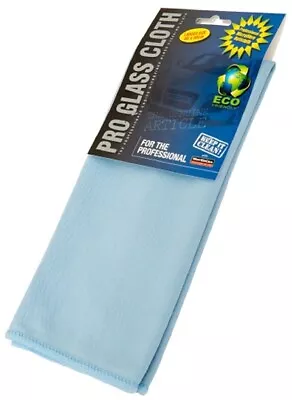 Professional Large Microfibre Glass Cloth Window Cleaning Polish Car - 5 Pack • £9.99