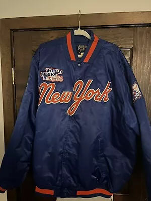 Vintage Cooperstown Majestic New York Mets Jacket Size 3XL • $275