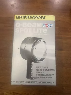 BRINKMANN Q-Beam Spot Lite Light 200000 Candlepower Spotlight • $45