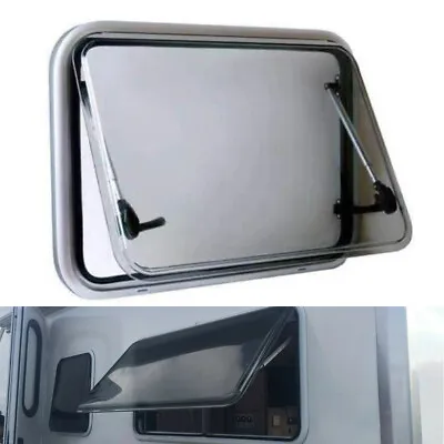 $161.50 • Buy RV Caravan Trailer Top-hung Window Aluminum Side Window W/ Sun Shade 530*530mm