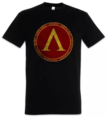 SPARTA T-SHIRT Spartans Poleis Polis Never Surrender 300 Logo Insignia Sign • £18.14