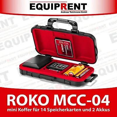 ROKO MCC-04 Case For Cf Cfast Xqd SD Memory Cards Batteries (EQ304) • $30.24