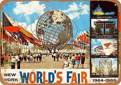 Metal Sign - 1964 World's Fair New York City - Vintage Look Reproduction • $18.66