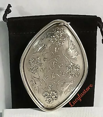 Vintage 1974 TOWLE Christmas Medallion Ornament Sterling Silver 4 Calling Birds • $60