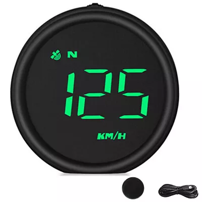 2.6in Car HUD GPS Speedometer Overspeed Warning Smart Digital Gauge MPH / KM/h • $26.90