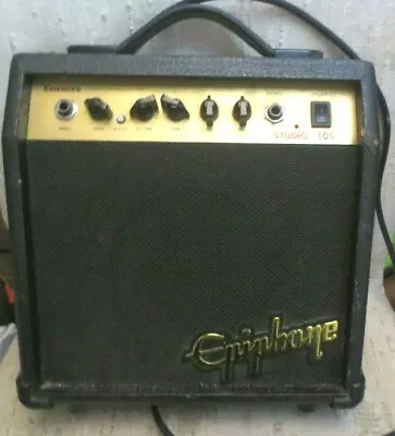 Epiphone Studio 10s 19 Watt Practice Electric Guitar Beginner Combo Amp Works • $31.99