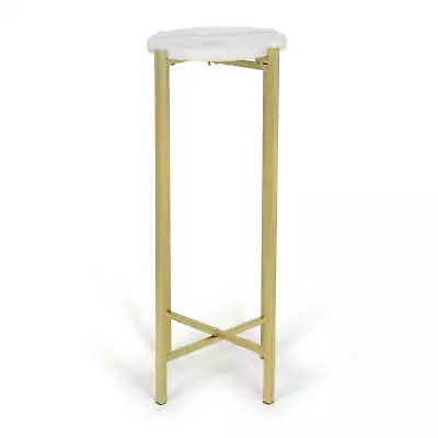 Pop Shop  White Marble Collapsible Drink Table • $23.04