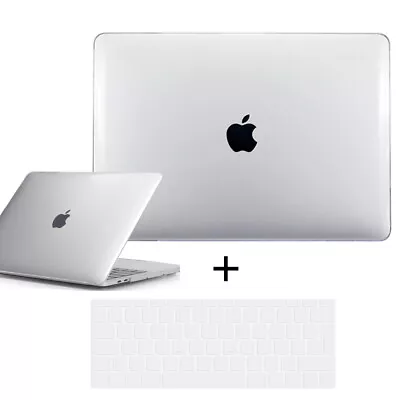 Clear Shell Case Cover+keyboard Skin For Apple Macbook Air Pro 11 12 13 14 15 16 • £6.23