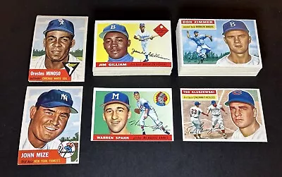 1953-1955-1956 Topps Baseball (69 Cards) Spahn Minoso Mize Gilliam Kluzewski+ • $132.50