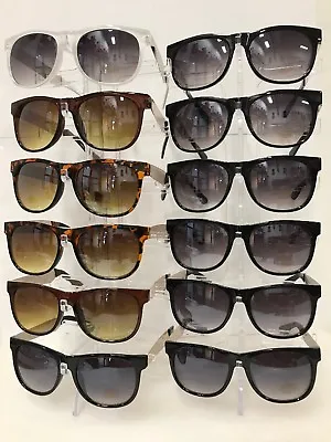 WY019 Metal Leg Plastic Frame Men Sunglasses Wholesale 12 Pair • $11.99