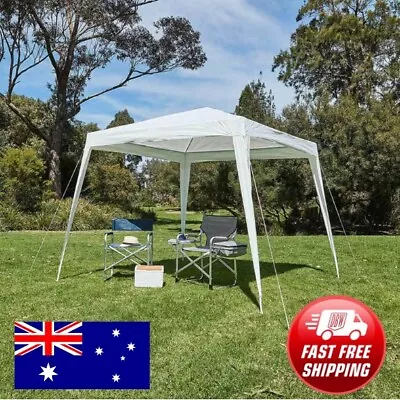 Outdoor Gazebo Canopy Tent Patio Steel Hardtop Roof Party White AUS STOCK • $95.95