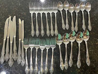 Oneida Northland Stainless Flatware 36 Piece Service For 6 Silverware Vtg Japan • $50.99