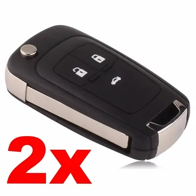 $13.75 • Buy 2 X 3 Button Remote Flip Key Shell Case Enclosure For Holden Barina Cruze Trax
