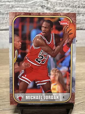 2007 08 NBA Fleer Michael Jordan Retro #9 Chicago Bulls. HOF- The Goat • $2.84