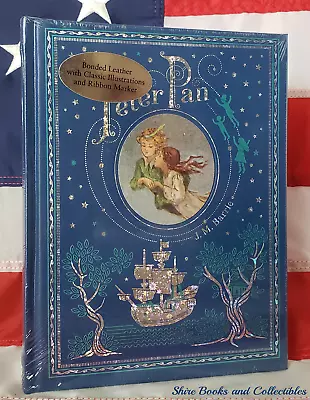 NEW SEALED Peter Pan By J. M. Barrie Hardcover Bonded Leather Collectible  • $24.95