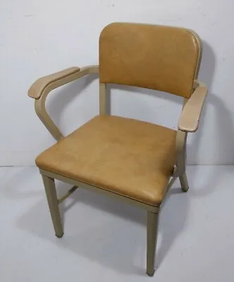 Vintage Royal Metal Steel Industrial Office Tanker Chair B Mid Century Modern • $225