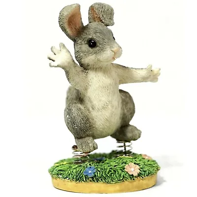 $10.99 • Buy Charming Tails Silvestri 87/425 Hoppity Hop Retired Rabbit Spring Figure In Box