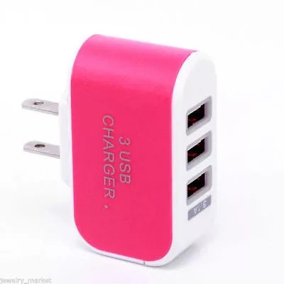 Triple USB Port Cable Charging Charger For Samsung Universal Smart Phone  • $8.99