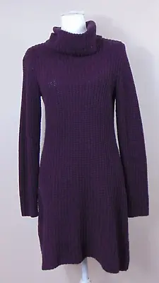 J.Jill Wool Blend Sweater Dress Small Turtleneck Knit Knee Length Women's S • $20.97
