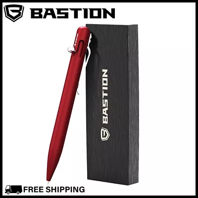 BASTION BOLT ACTION PEN ALUMINUM RED Metal Luxury Executive Ballpoint EDC Pens • $46.79