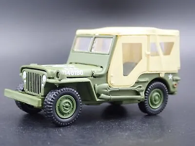 Wwii Willys Mb Jeep Army Military Rare 1:64 Scale Diorama Diecast Model Car • $11.99