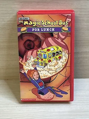 Magic School Bus For Lunch VHS 1995 Scholastic's 90's Cartoon • $6.99
